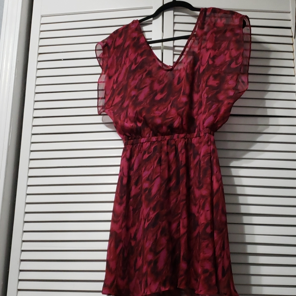 Pink/Red/Black dress
